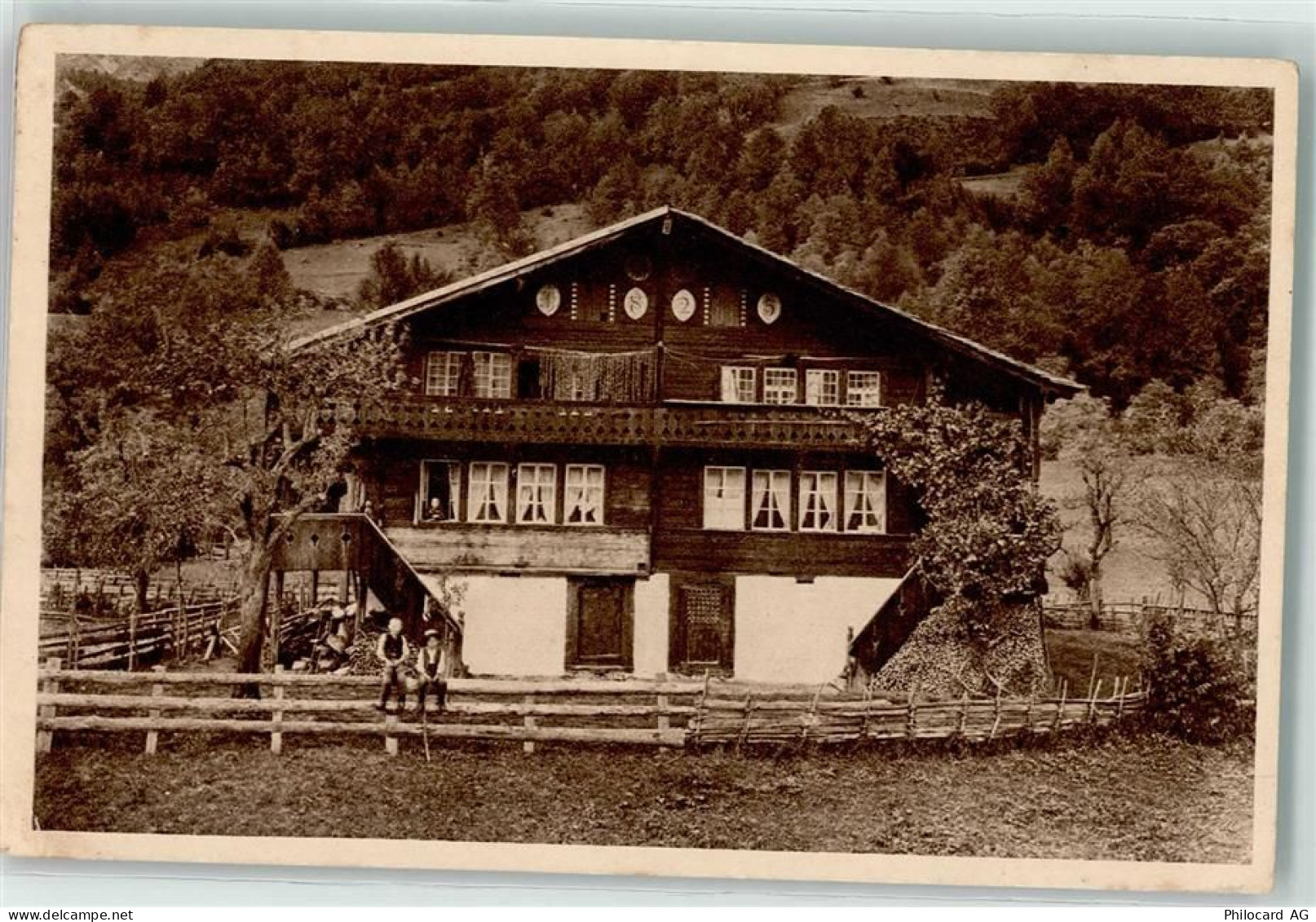 3858 Hofstetten b. Brienz 1917 - Bauernhaus - 10611730