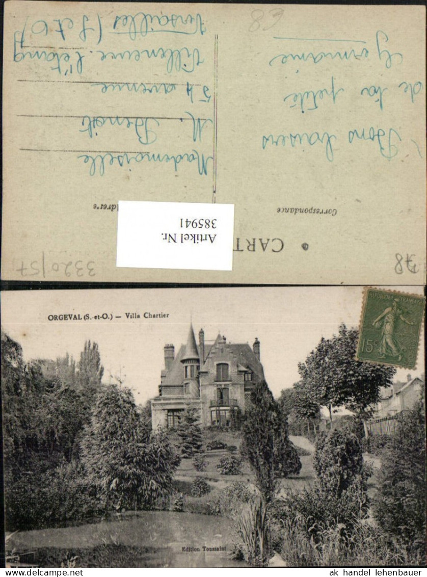 385941,Ile-de-France Yvelines Orgeval Villa Chartier