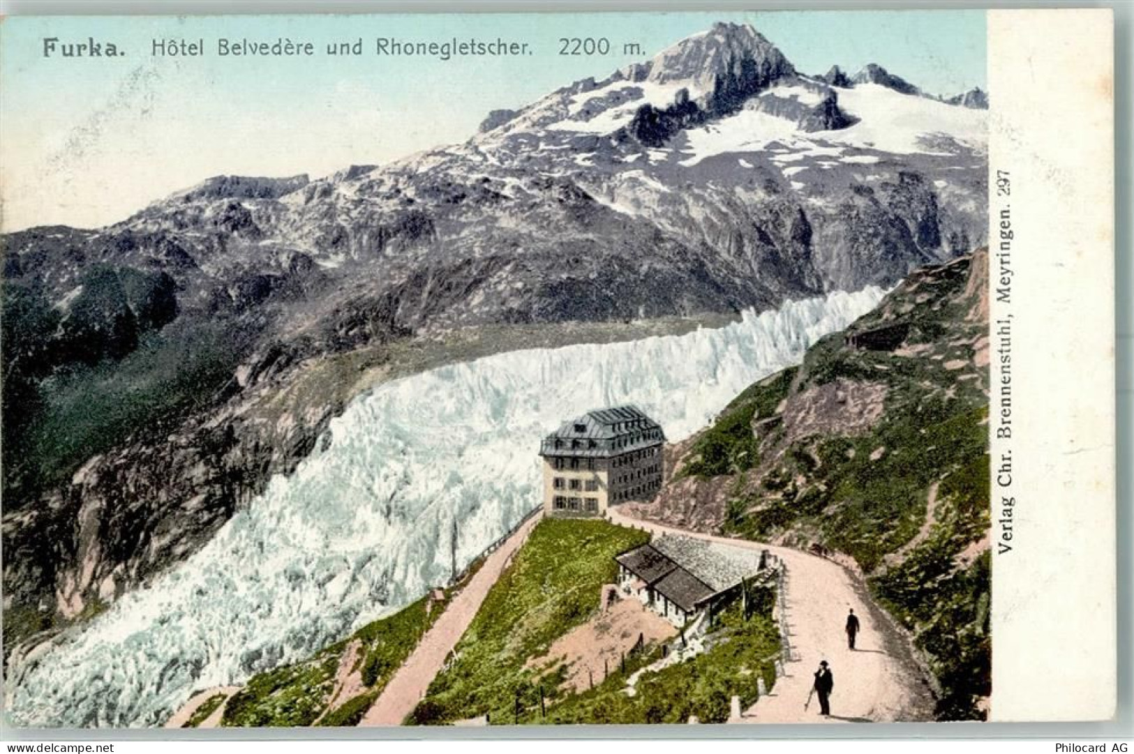 3860 Meiringen - Furka Hotel Belvedere und Rhonegletscher - 10392963