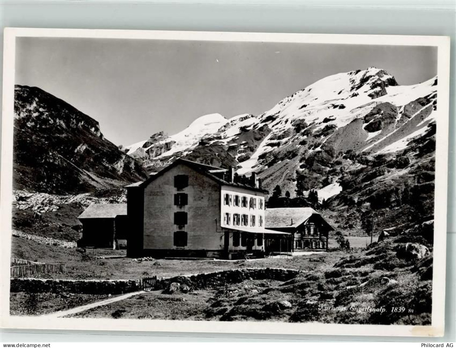 3862 Innertkirchen 1983 Foto AK Hotel Kurhaus Engstlenalp - 38022296