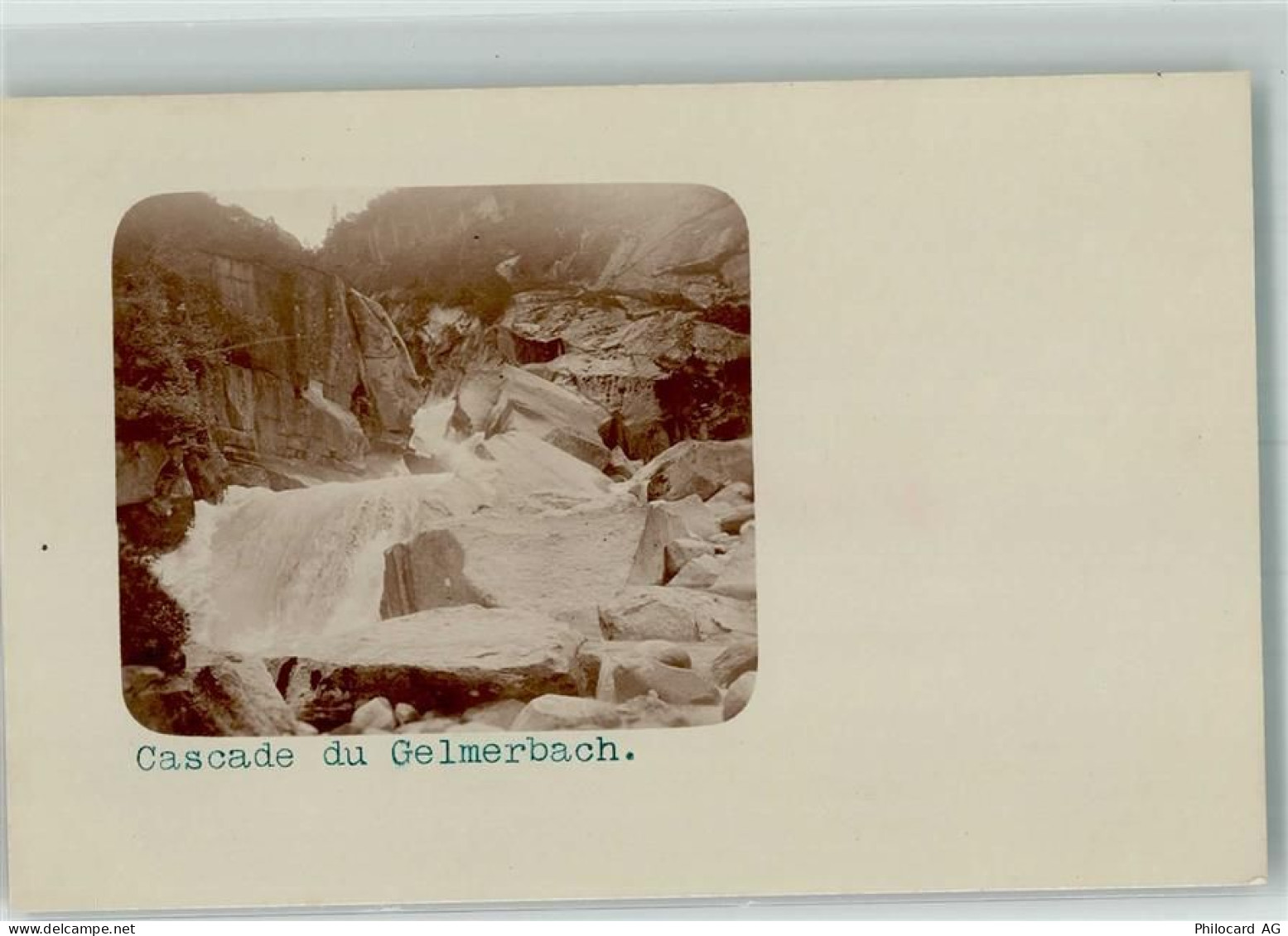3862 Innertkirchen Foto AK Gelmerbach Kaskade - 38021613