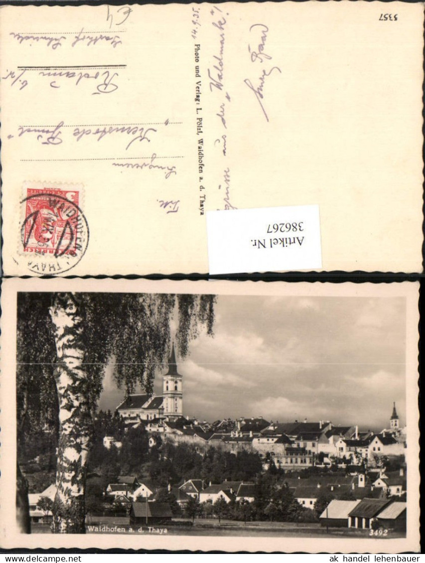 386267,Waidhofen an d. Thaya Teilansicht Kirche