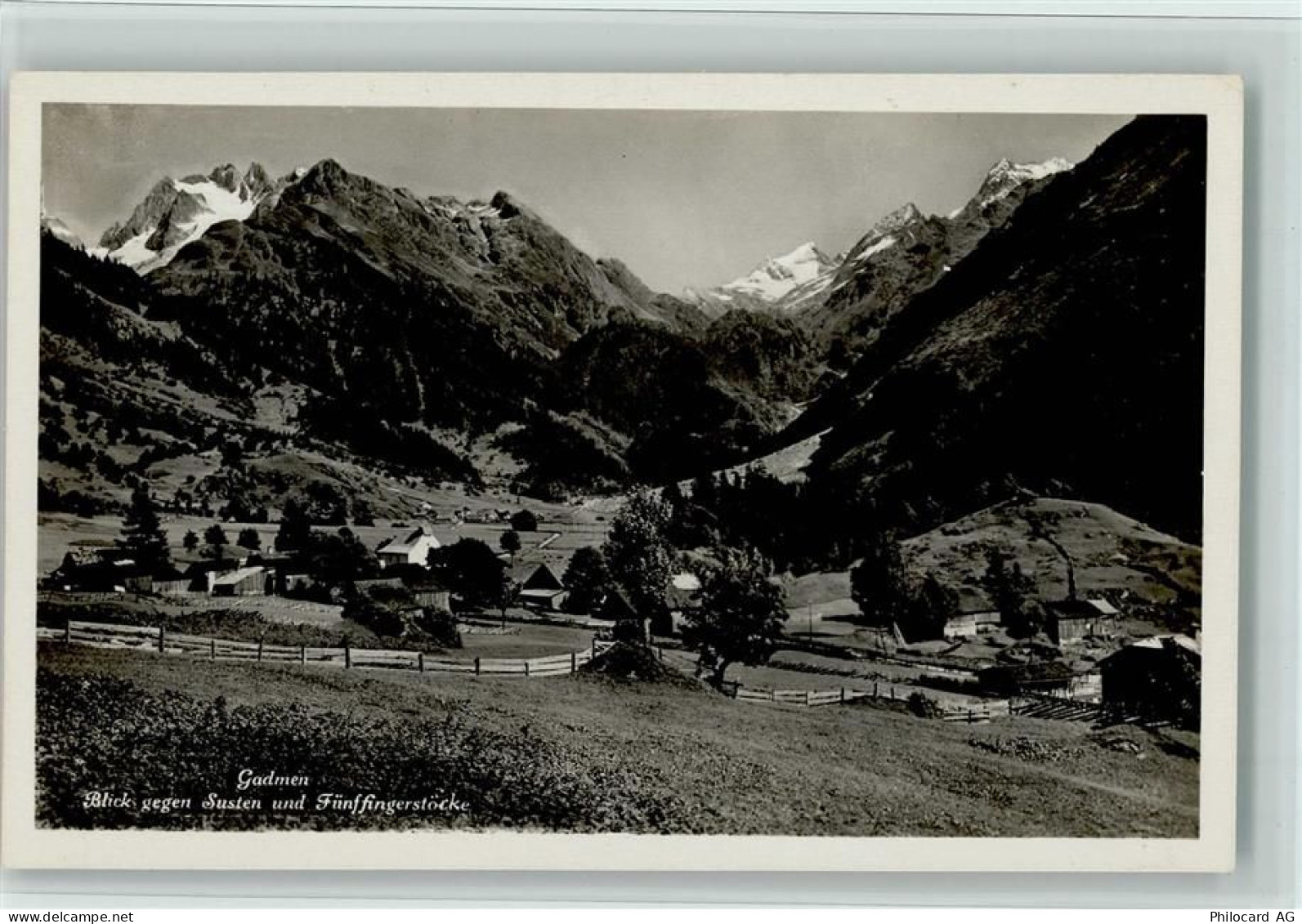 3863 Gadmen - Blick gegen Susten und Fünffingerstöcke - 11063175