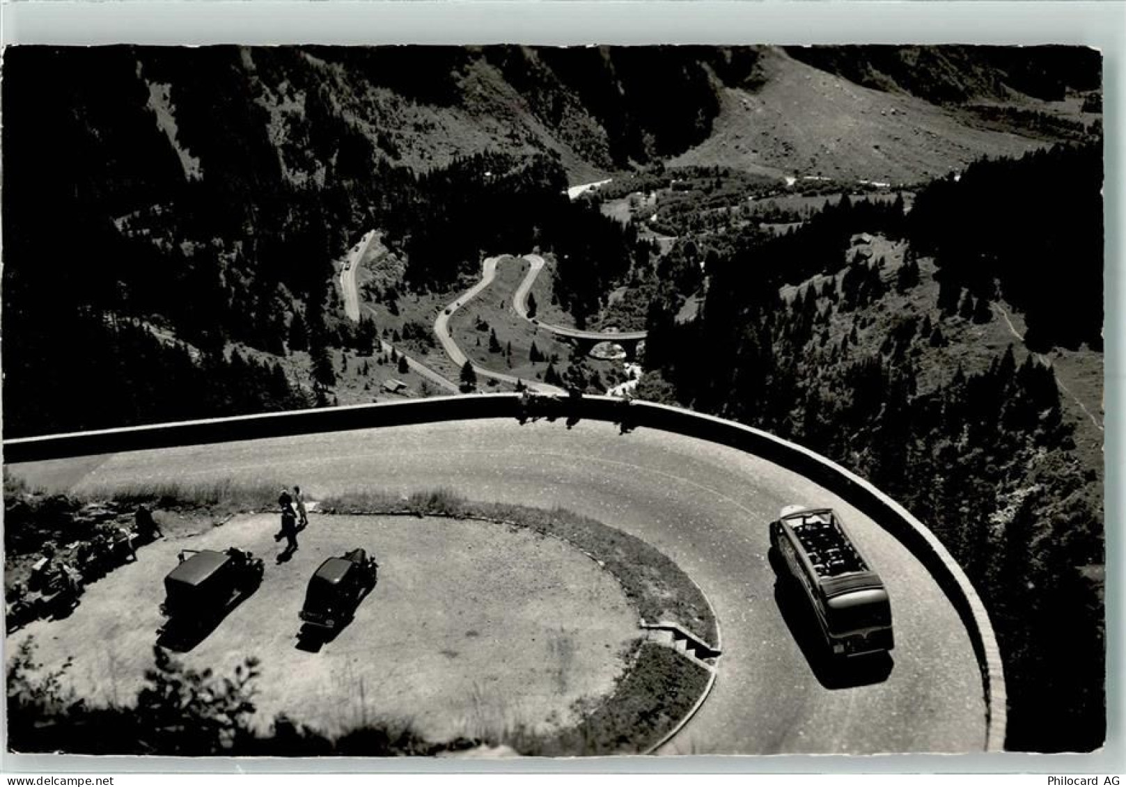 3863 Gadmen - Sustenstraße Wendenwasserbrücke Kurven im Gschletter - 10304378