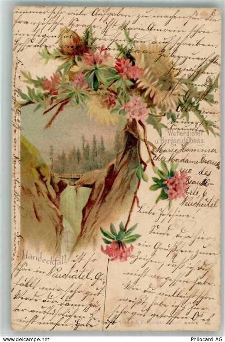 3864 Guttannen 1900 Lithographie Handeckfall - 14006085