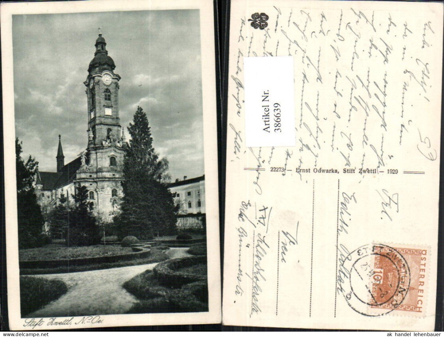 386639,Stift Zwettl Stiftskirche Kirche