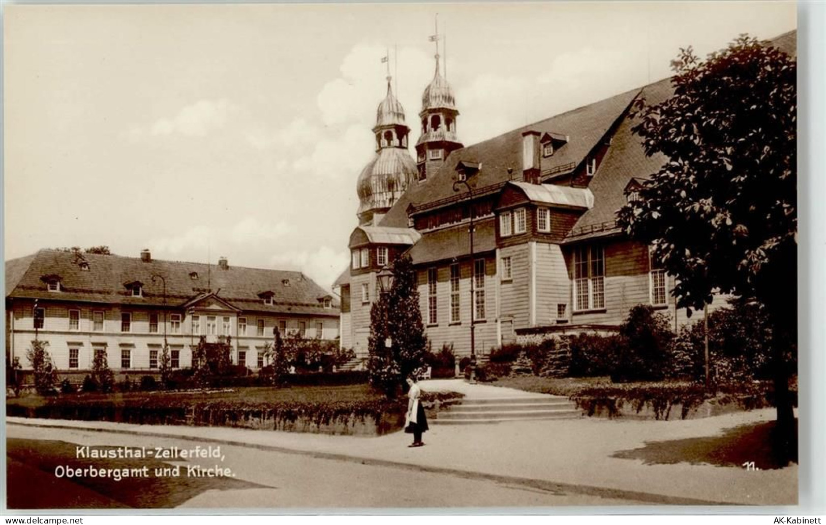 38678 W3392 Clausthal-Zellerfeld KEINE AK Oberbergamt Kirche - 52248923
