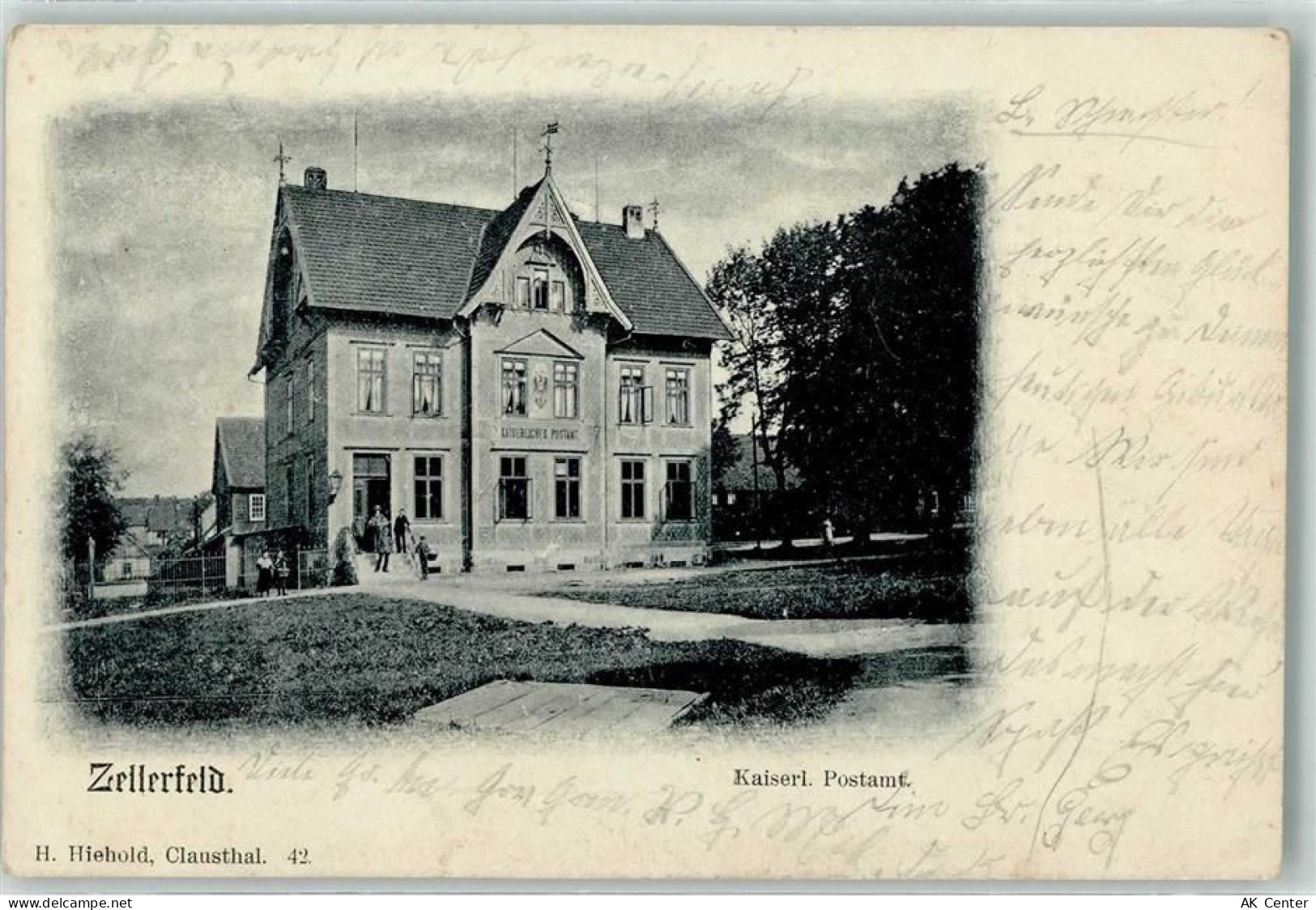 38678 W3392 Clausthal-Zellerfeld Prägedruck Kaiserliches Postamt - 13929744