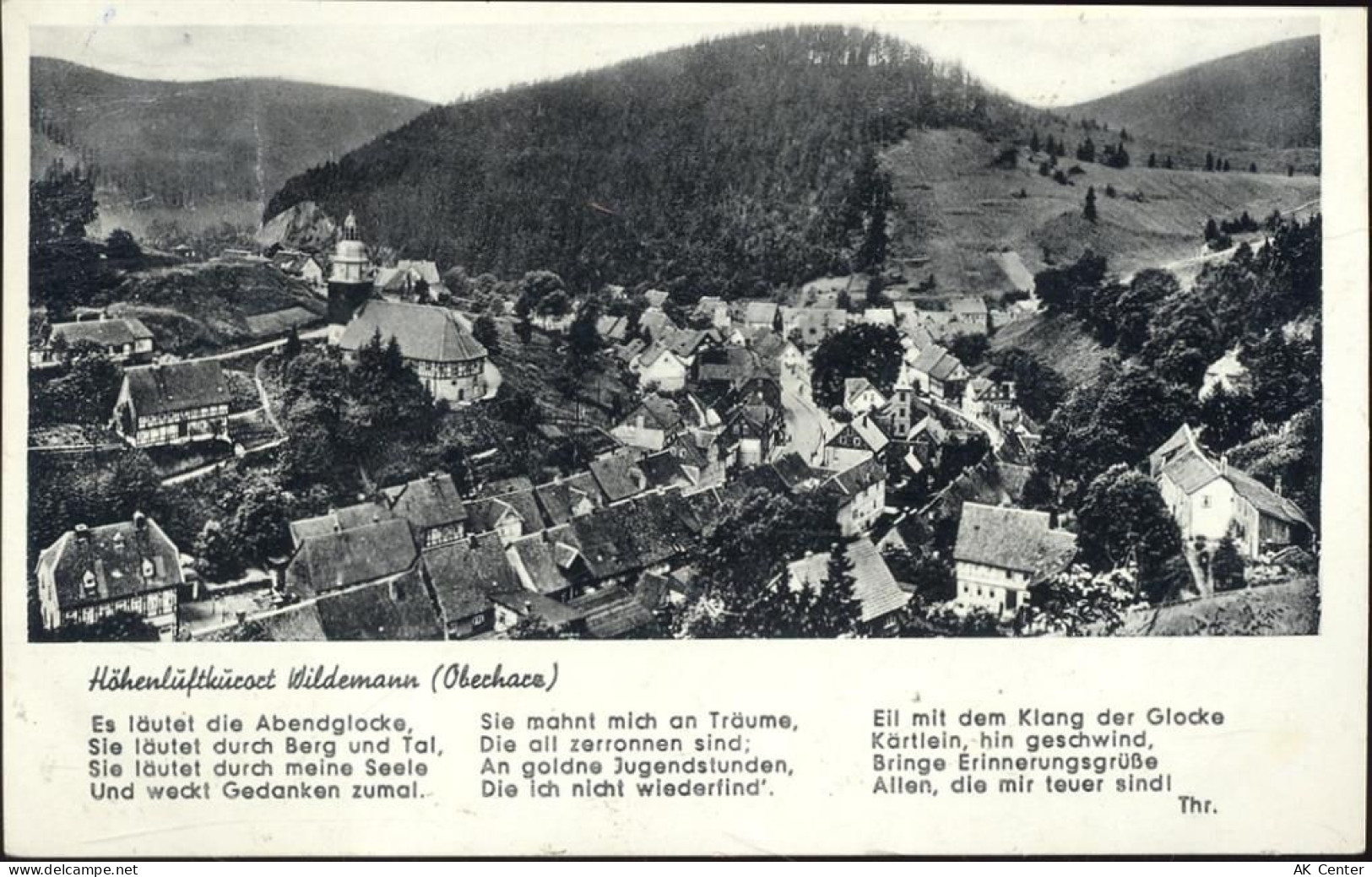 38709 W3391 Wildemann 1951 - Wildemann, Luftbild und Gedicht,Carl Thöric... - 20037177