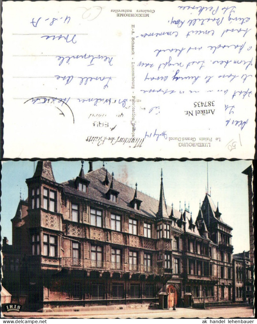 387435,Luxembourg Luxemburg Le Palais Grand-Ducal Großherzogliches Palais