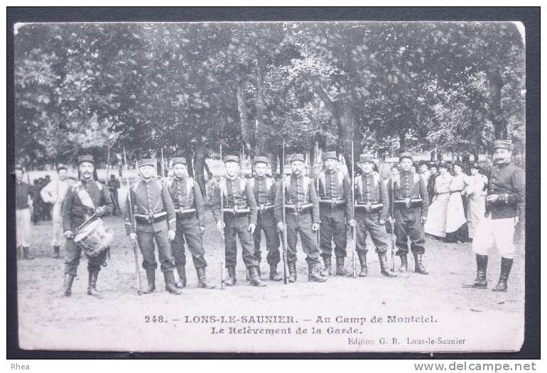 39 Lons-le-Saunier 248 LONS-LE-SAUNIER - Au Camp Montciel Le Relèvement de la Garde mi  D39D  K39300K  C39300C RH015627