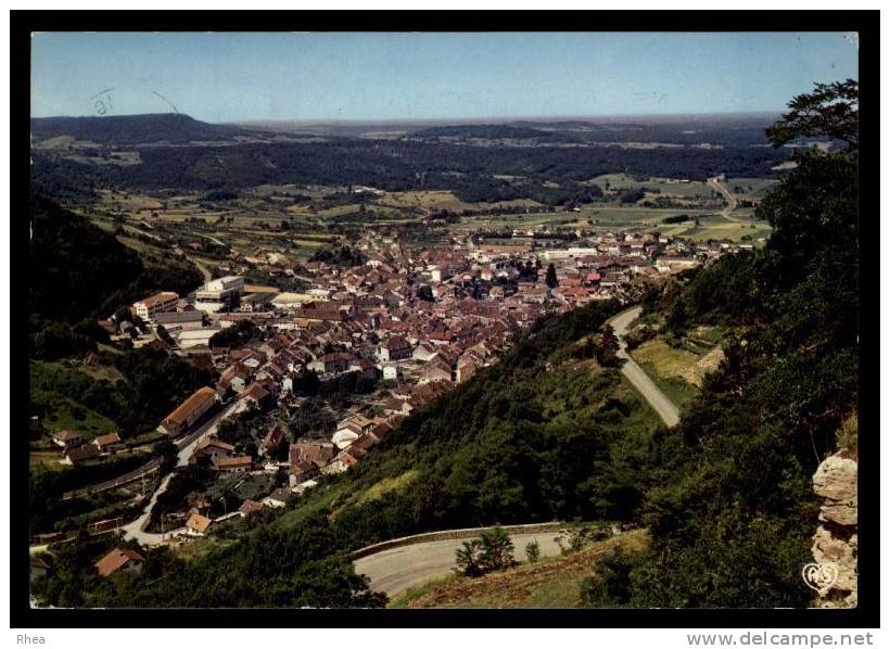 39 Poligny vue aerienne D39D K39434K C39434C RH078651