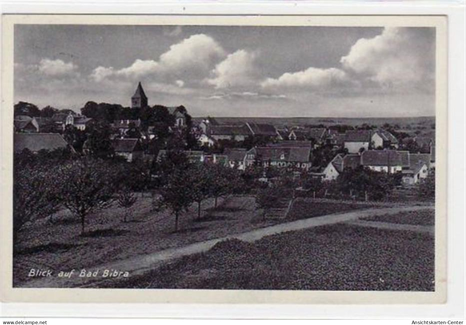 39013026 - Blick auf Bad Bibra gelaufen von 1938. Gute Erhaltung.