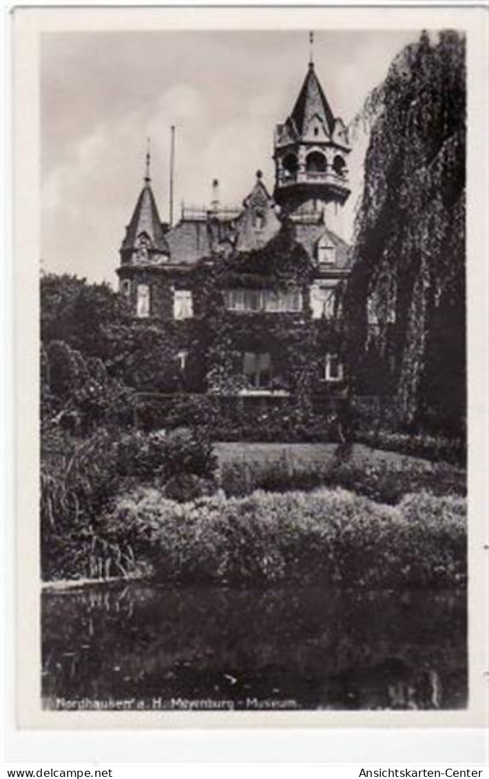 39016540 - Nordhausen mit Meyenburg - Museum. Feldpost, mit Stempel, Datum nicht lesbar. Gute Erhaltung.