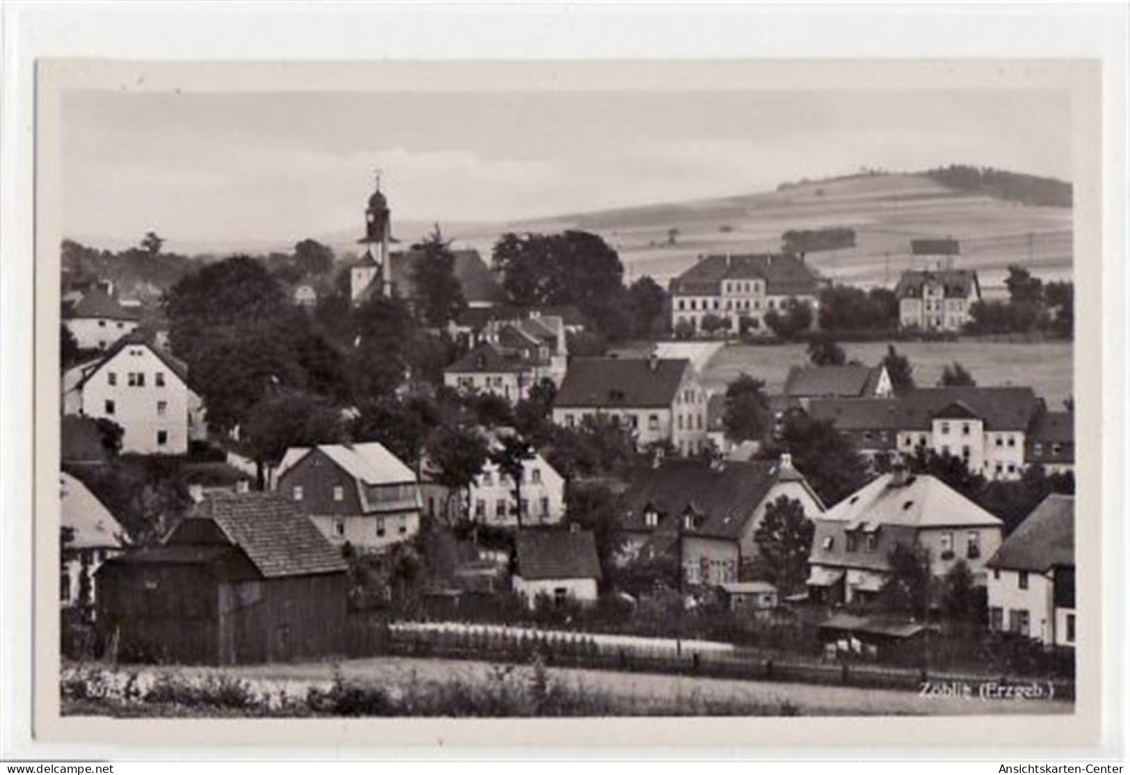 39036473 - Zoeblitz mit Teilansicht und Kirche ungelaufen  Top Erhaltung.