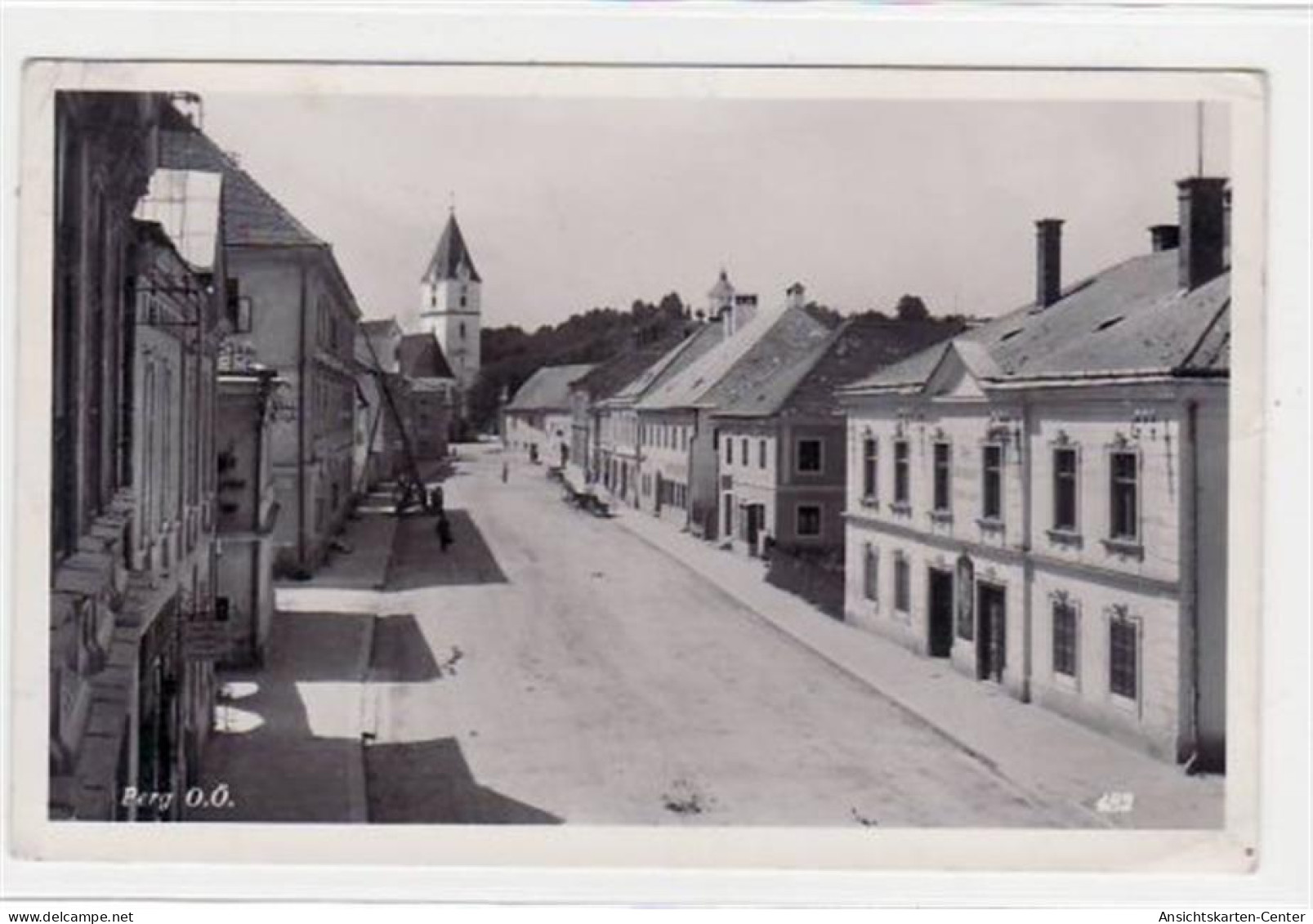 39040059 - Perg mit Strassenpartie gelaufen von 1943 kleiner Knick oben links, oben rechts, unten rechts und am rechten