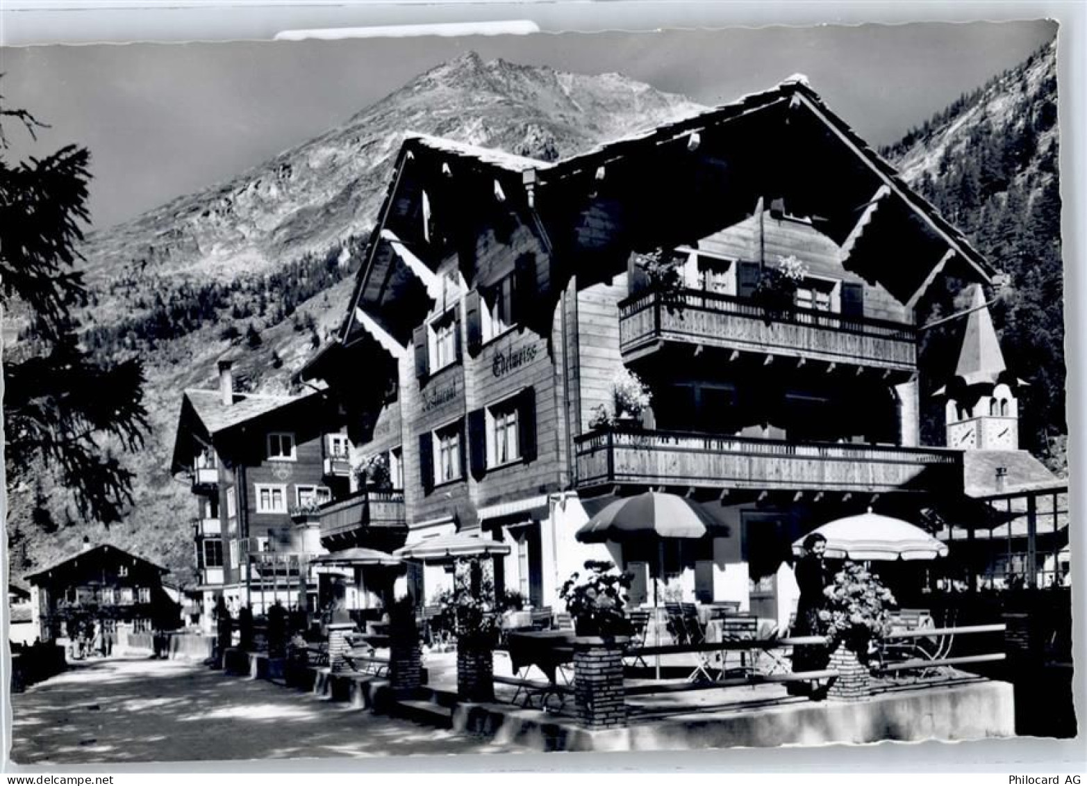 3905 Saas-Almagell - Restauration Pension Edelweiss - 50773095