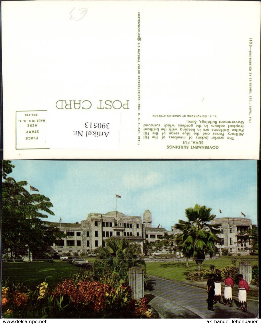 390513,Fidschi Fiji Government Building Geb&auml;ude