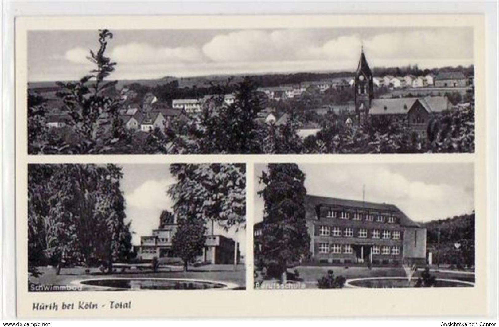 39051779 - Huerth bei Koeln mit 3 Abbildungen ungelaufen  Leichter Bug oben rechts, sonst gut erhalten