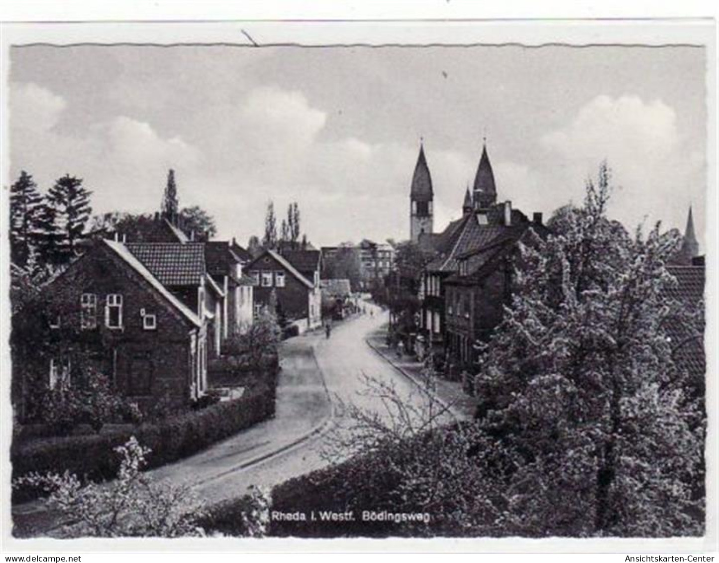 39064958 - Rheda - Wiedenbrueck mit Boedingsweg ungelaufen  Gute Erhaltung.