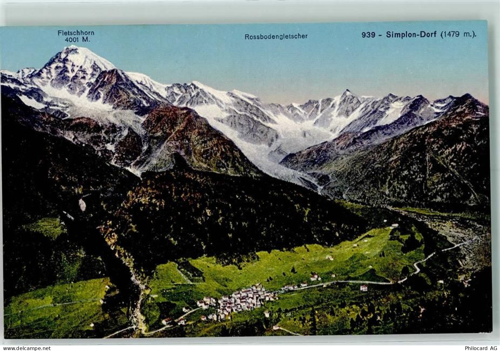 3907 Simplon Dorf - Fletschhorn Rossbodengletscher - 10308615