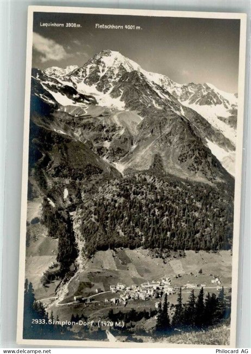 3907 Simplon Dorf Foto AK - 38217228