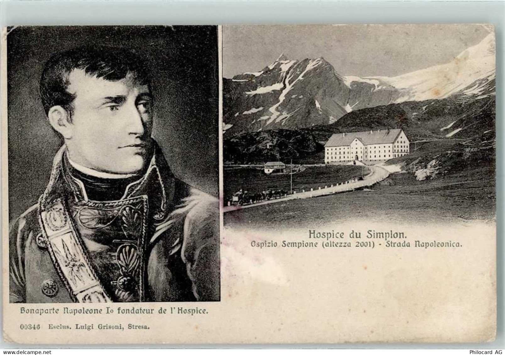 3907 Simplon Hospiz Gebrauchsspuren Napoleon Bonaparte Simplon Hospiz - 10302006