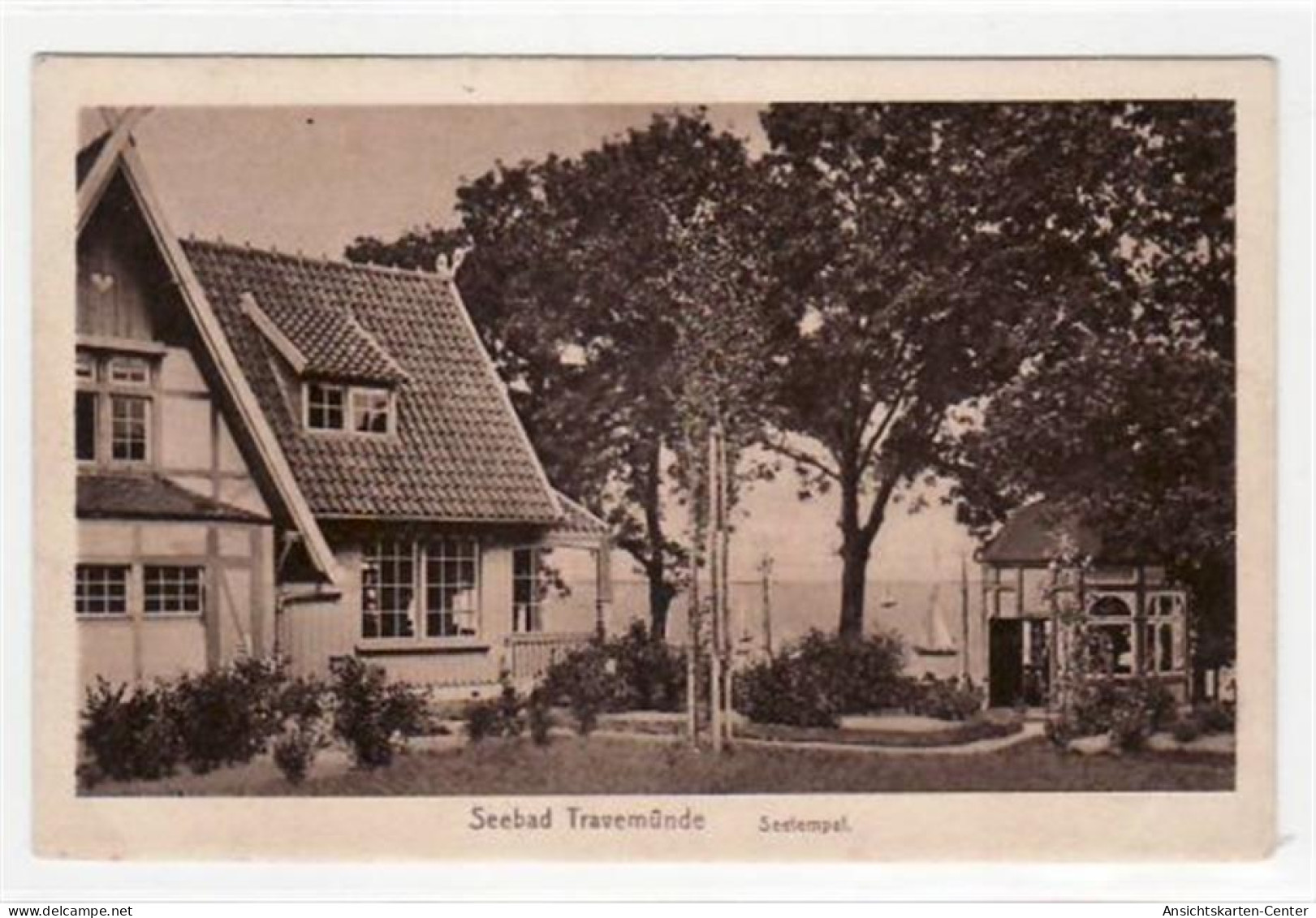 39072009 - Luebeck Travemuende mit Seetempel ungelaufen  Gute Erhaltung.