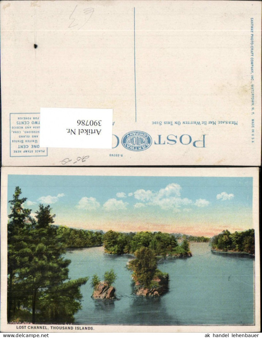 390786,Canada Ontario Thousand Islands Lost Channel Inseln