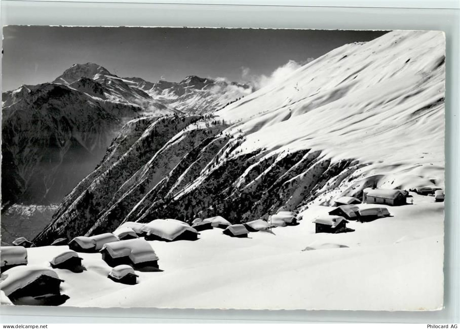 3914 Blatten b. Naters - Alpe Bel ob Blatten Fletschhorn Winter Schnee... - 11063183