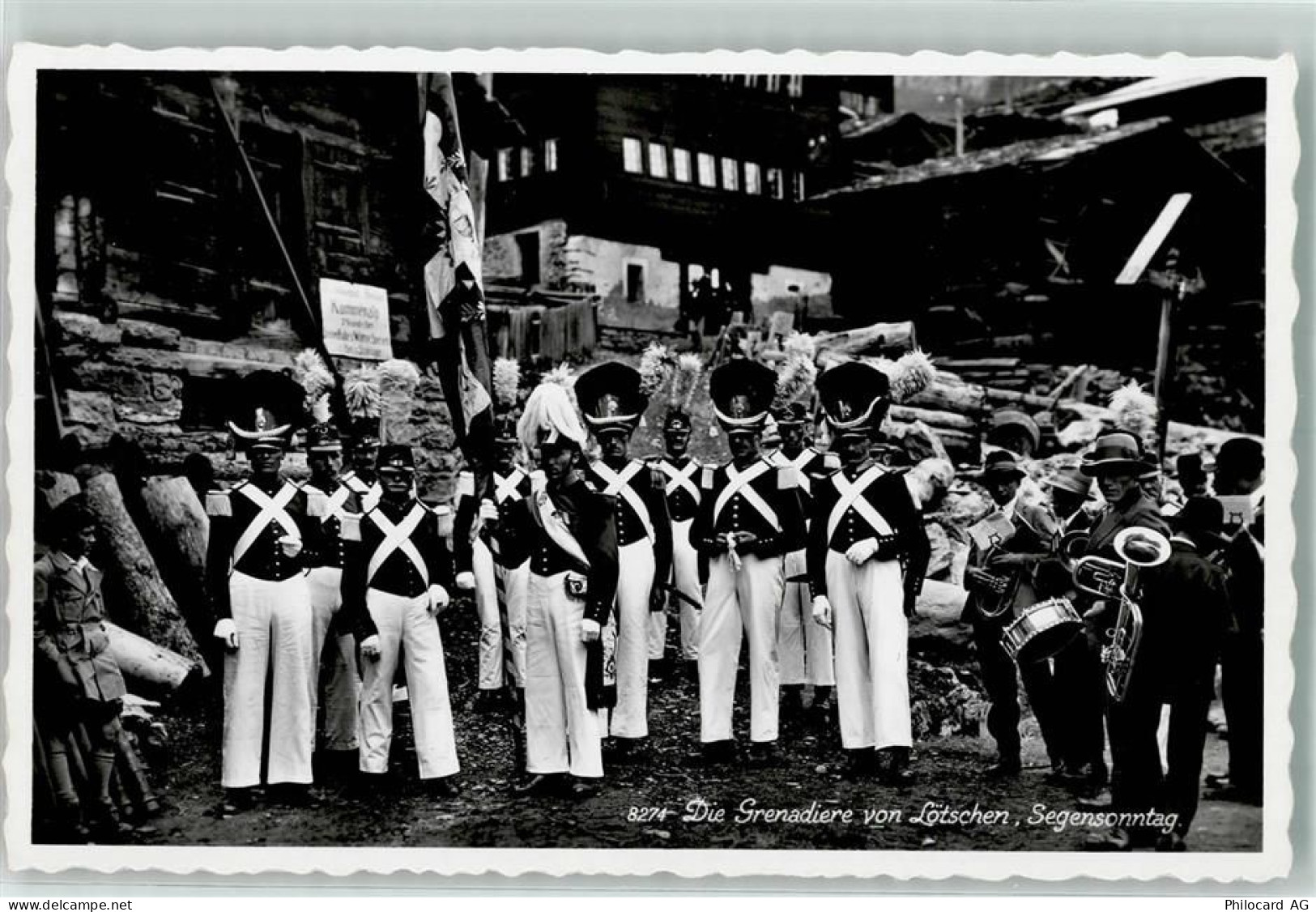 3917 Kippel - Die Grenadiere von Lötschen Segensonntag Lötschental - 13145920