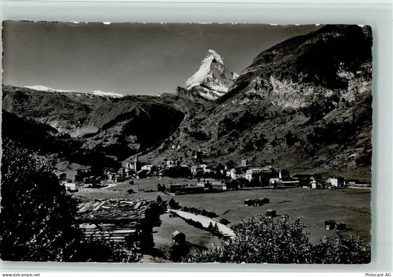 3920 Zermatt - Gesamtansicht Zermatt mit Matterhorn - 10156702