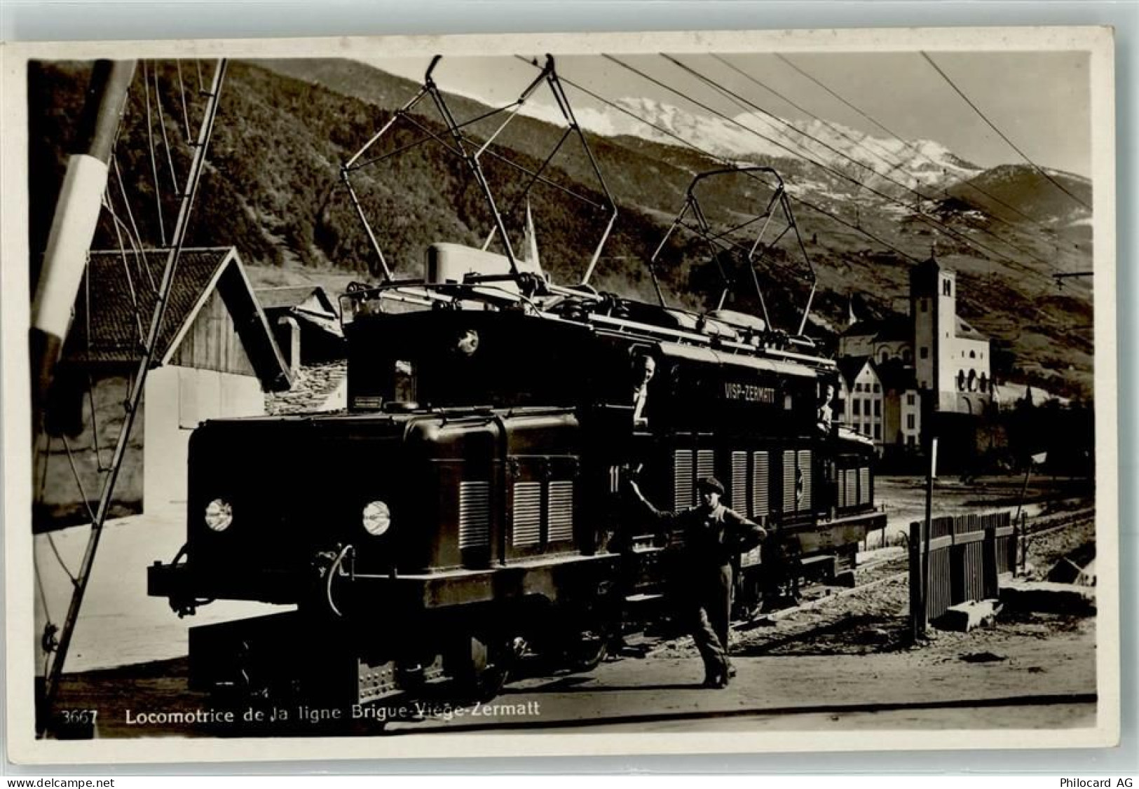3920 Zermatt - Locomotrice der linie Brigue-Viege-Zermatt - 13650850