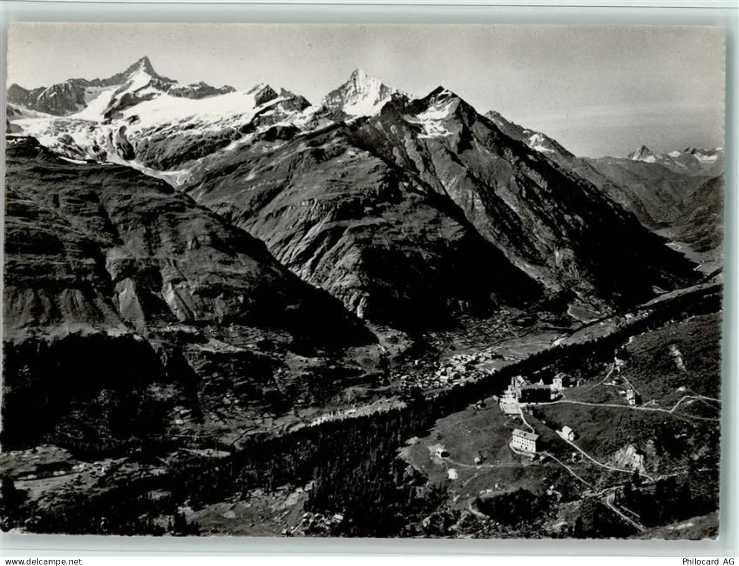 3920 Zermatt - Riffelalp ob Zermatt mit Zinalrothorn Weisshorn - 11088305