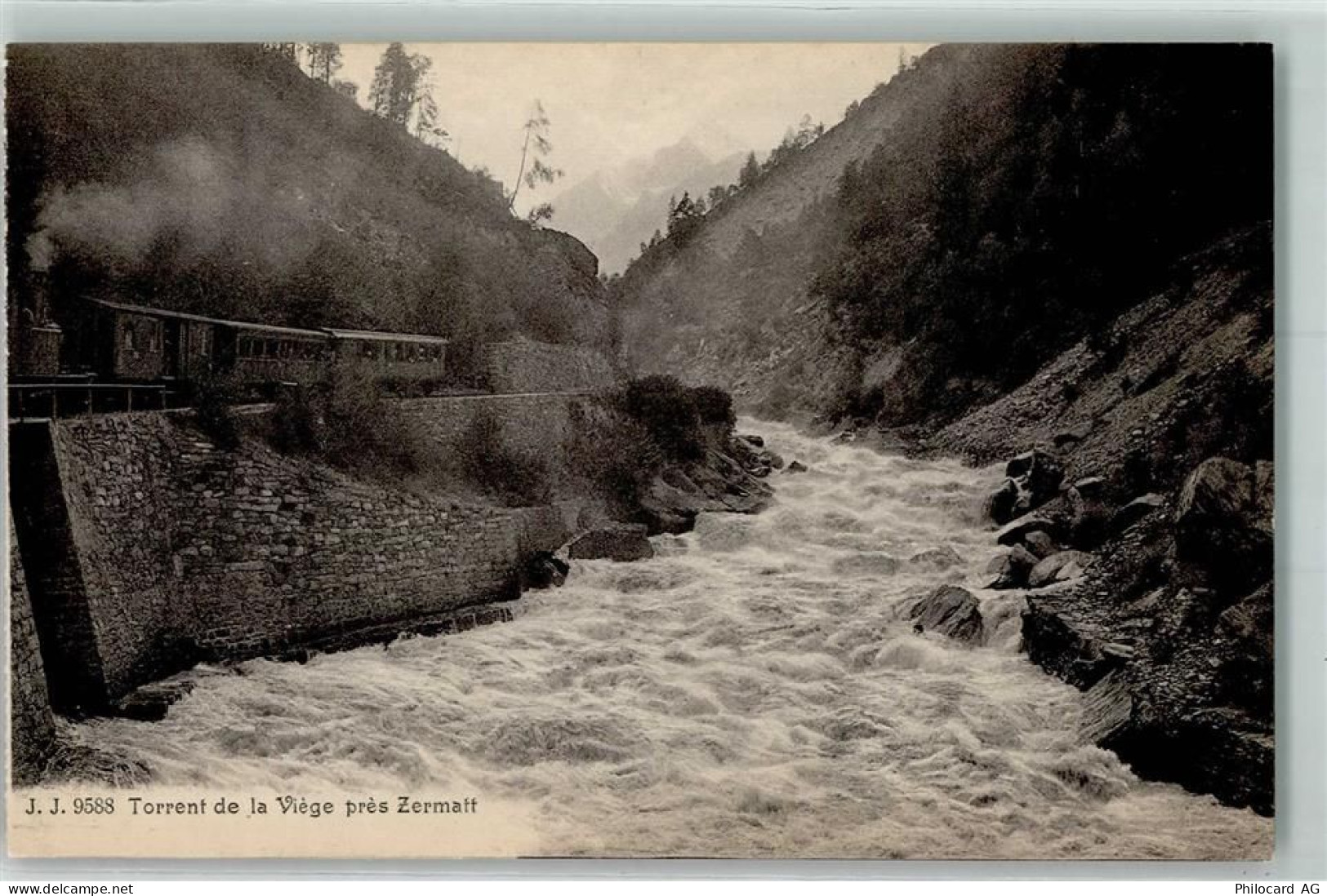 3920 Zermatt - Torrent de la Viege Eisenbahn Dampf - 10586490
