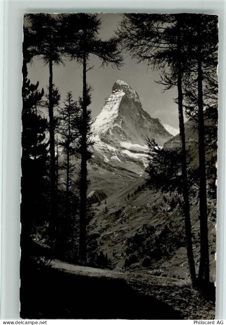 3920 Zermatt - Waldausblick bei Zermatt mit Matterhorn - 10156616