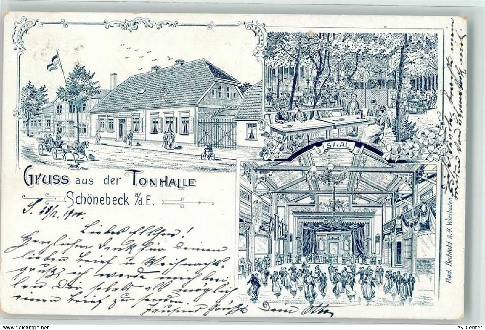 39218 O3300 Schönebeck Elbe 1900 - Tonhalle - 13626530