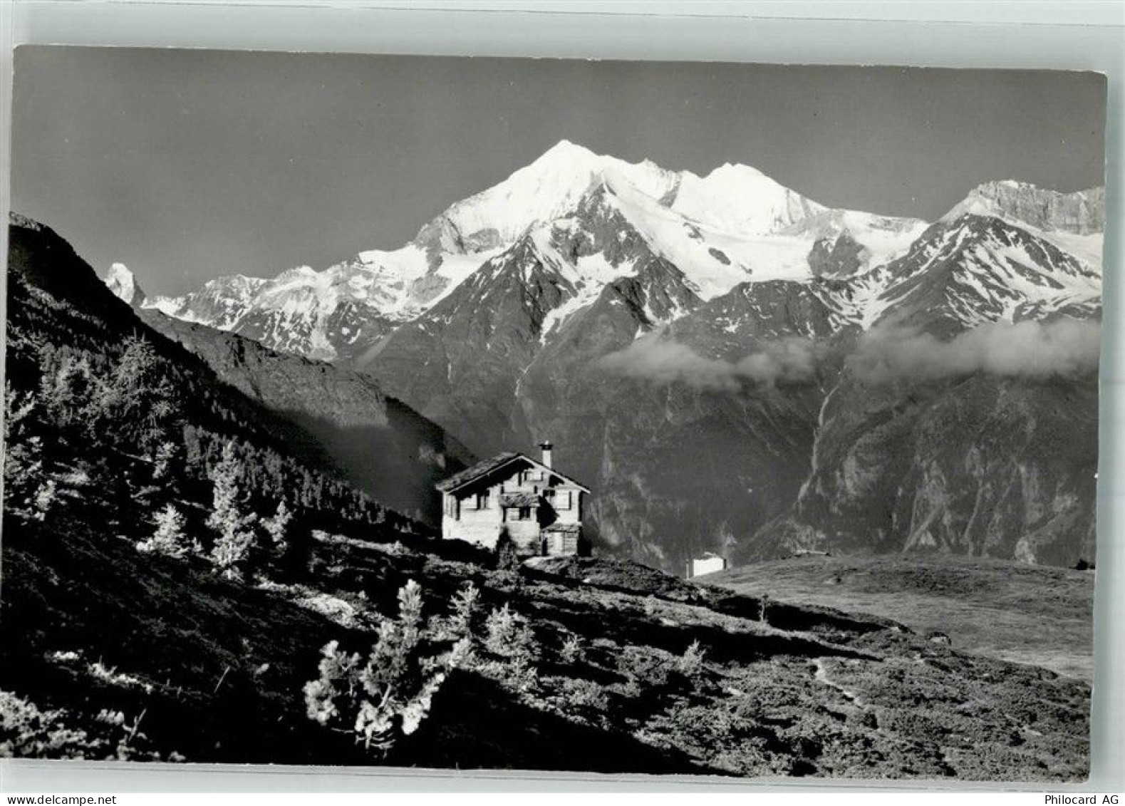 3925 Grächen Foto AK Gasthaus Hannoghüsli - 38210152