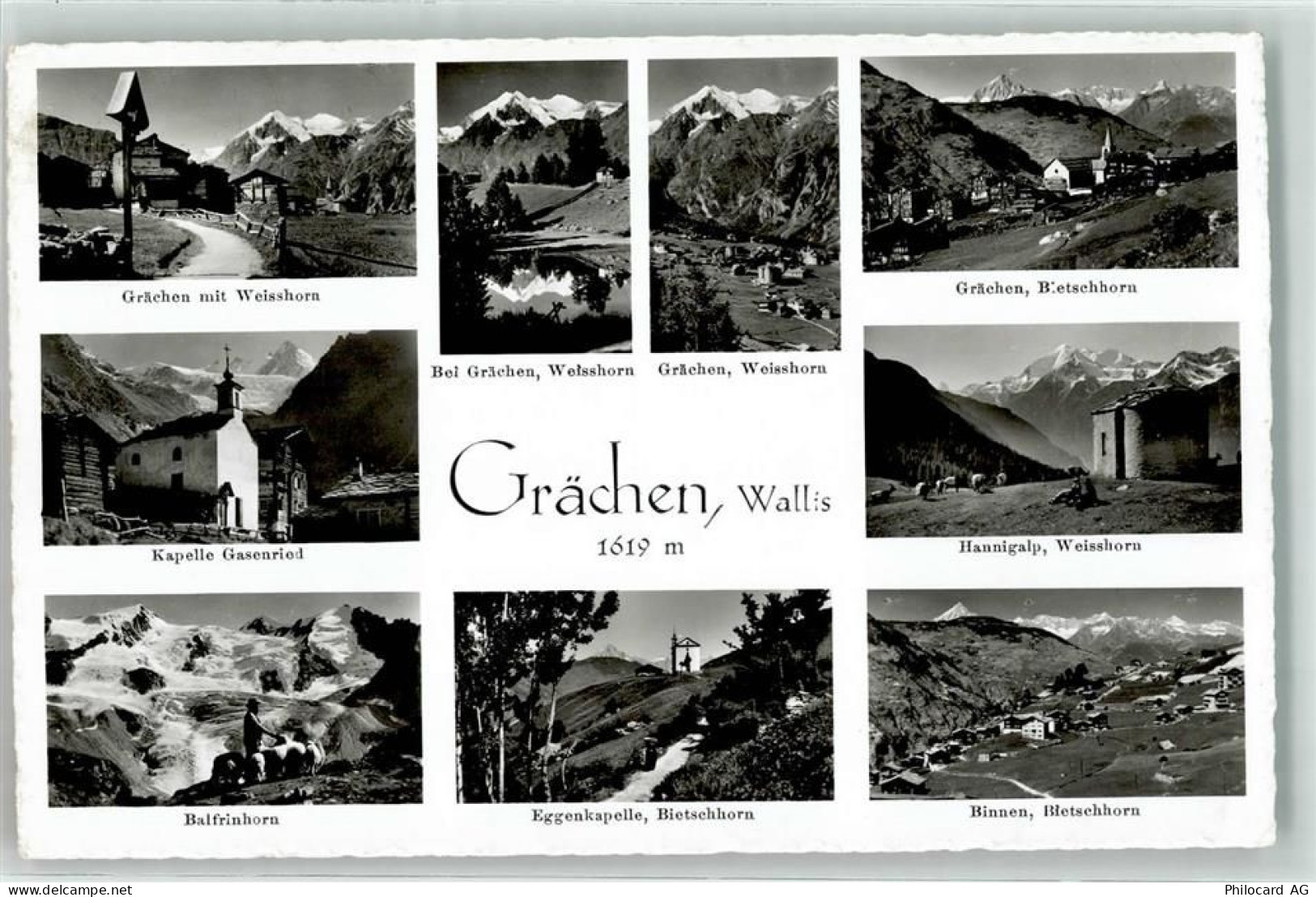 3925 Grächen - Kreuz Kapelle Bietschhorn - 39376589