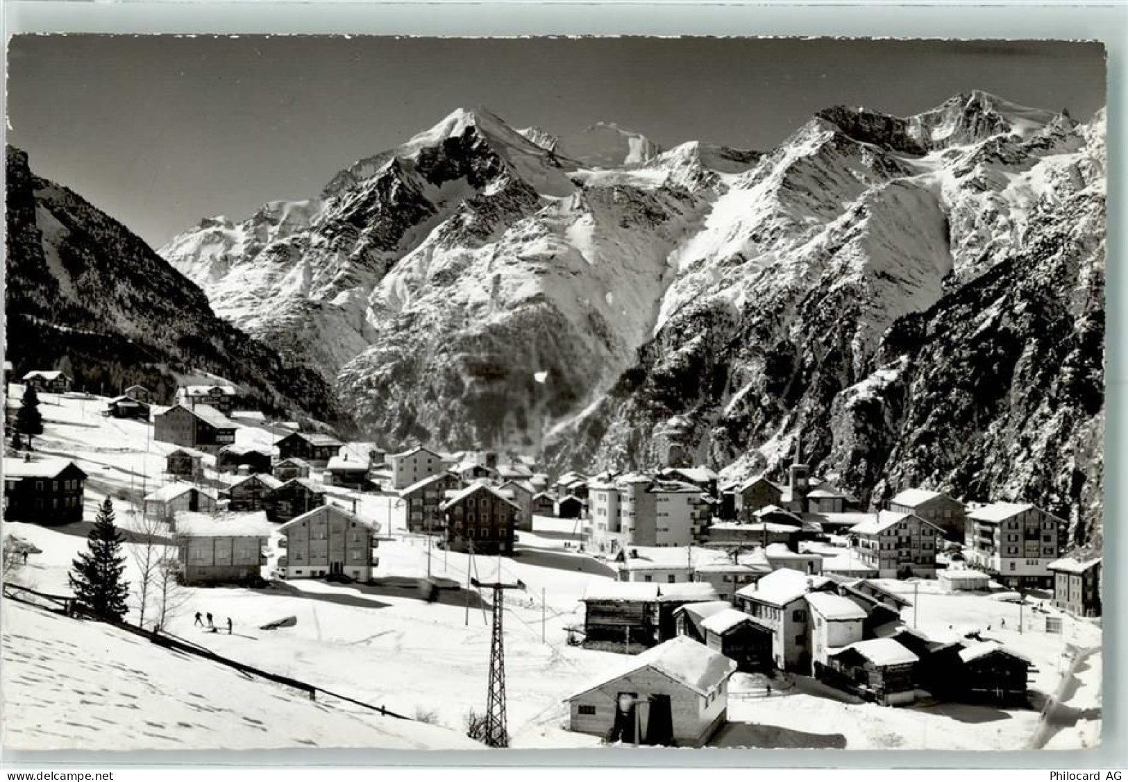 3925 Grächen - Weisshorn Bishorn Barrhörner Winter - 10284285