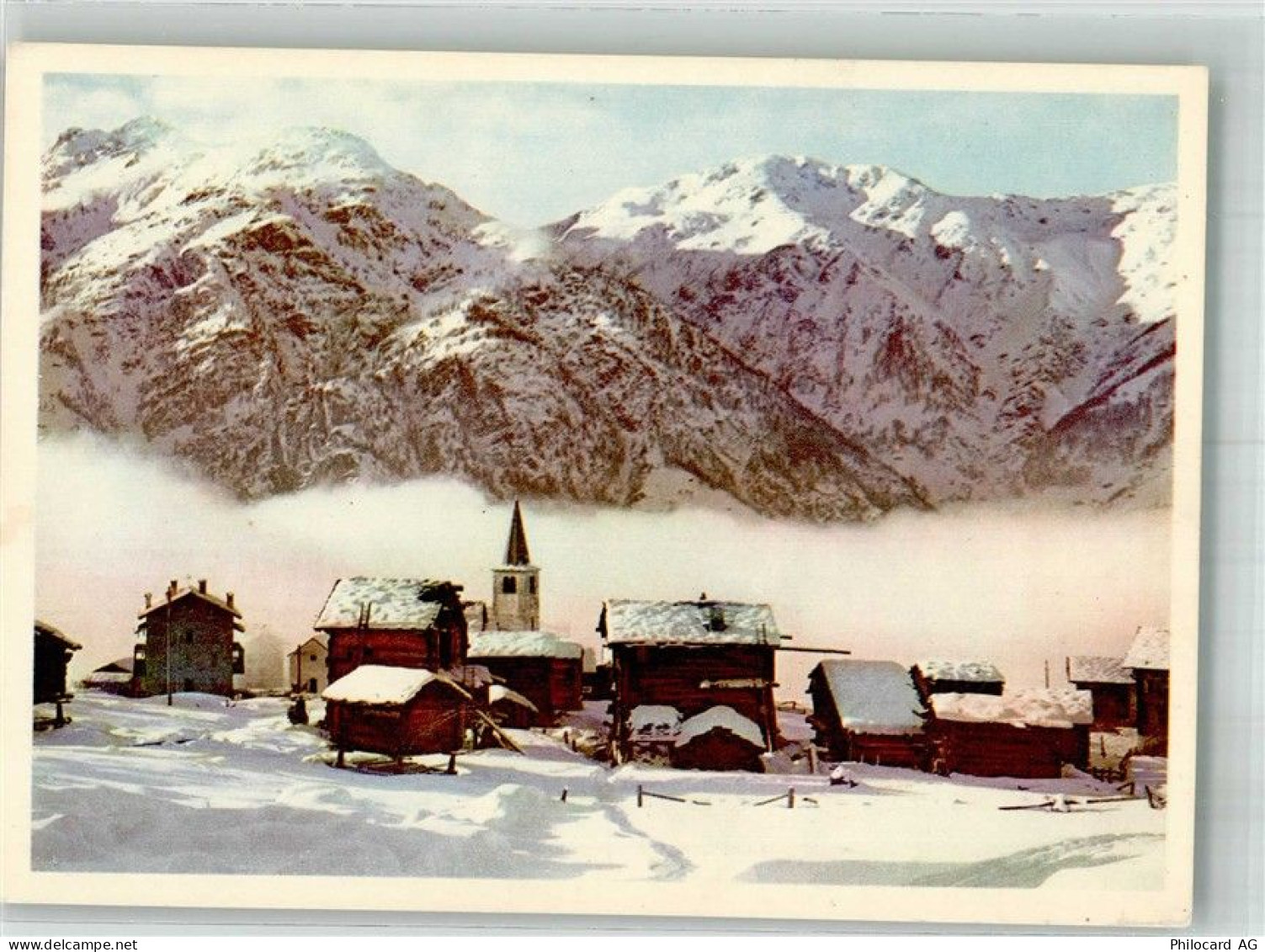 3925 Grächen Winter In den Hofen - 38217295