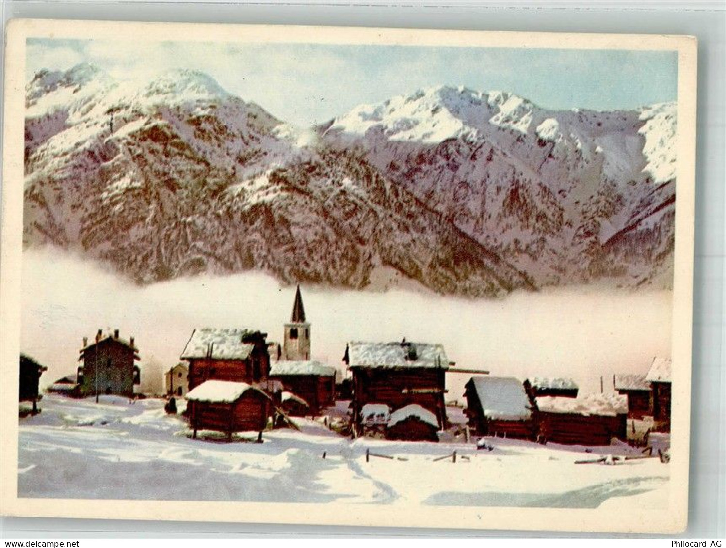 3925 Grächen Winter In den Hofen - 38217305