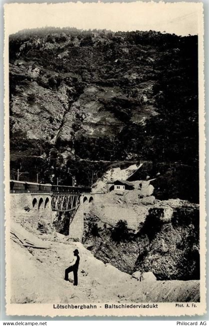 3930 Visp Viège - Baltschiederviadukt Lötschbergbahn - 39694094