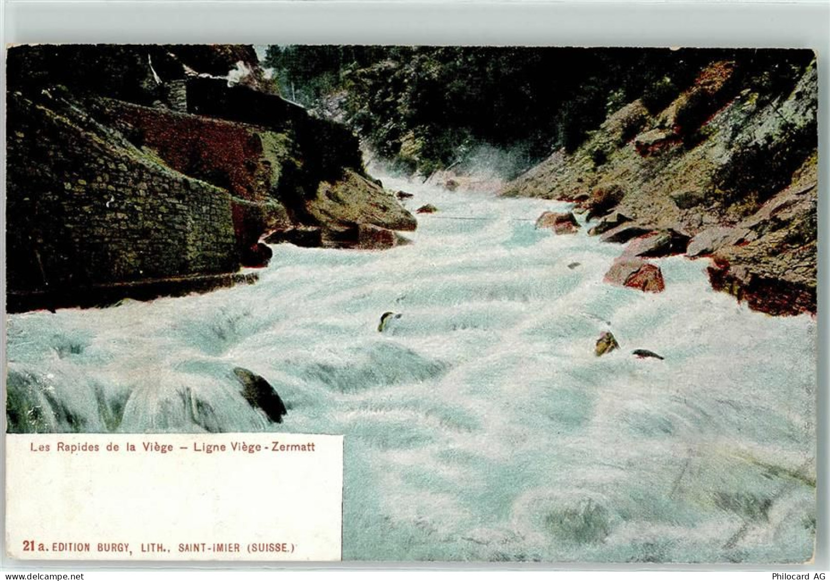 3930 Visp Viège - Les Rapides de la Viege Ligne Viege Zermatt - 10612508