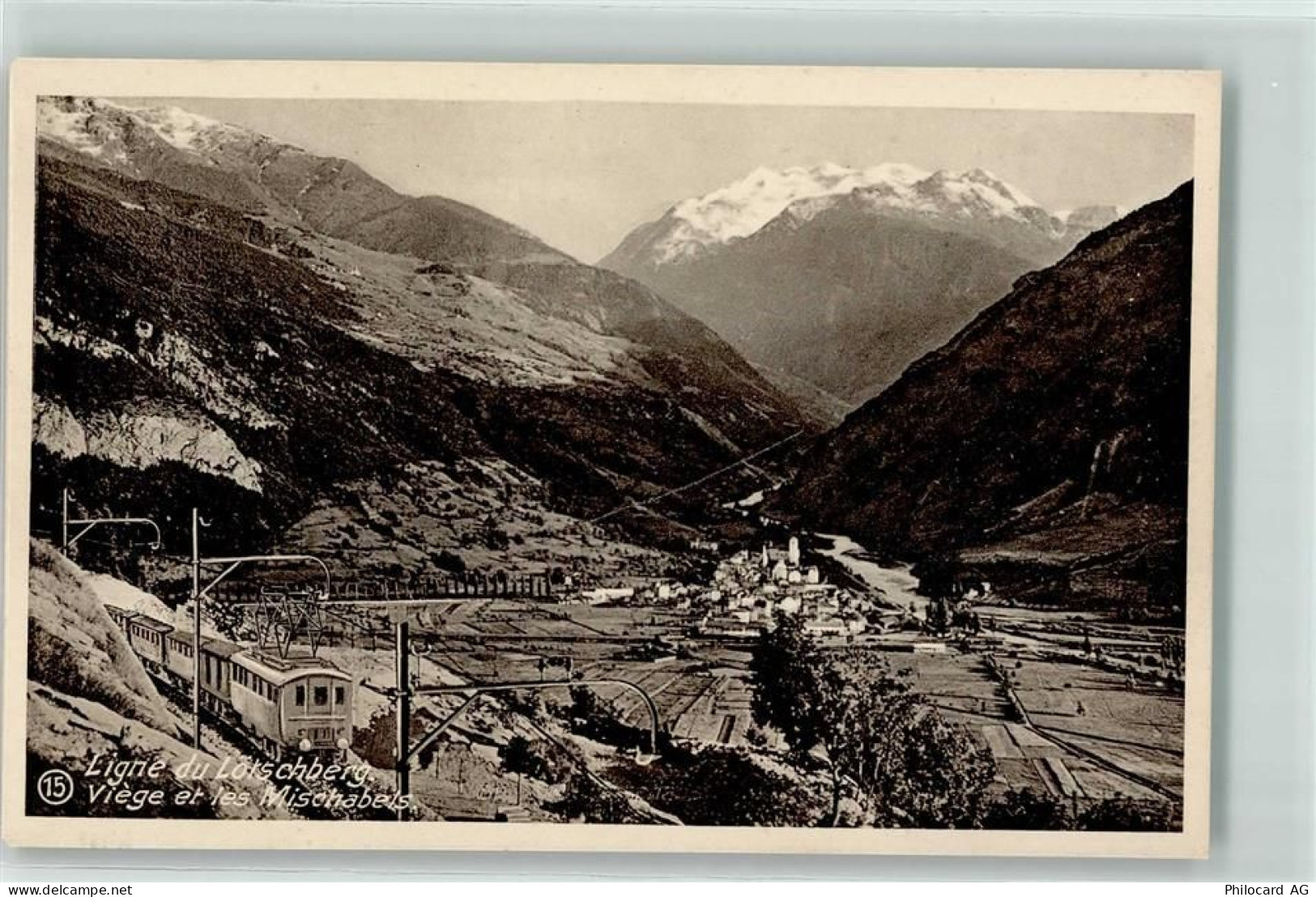 3930 Visp Viège - Lötschbergbahn Mischabelhörner - 10624783