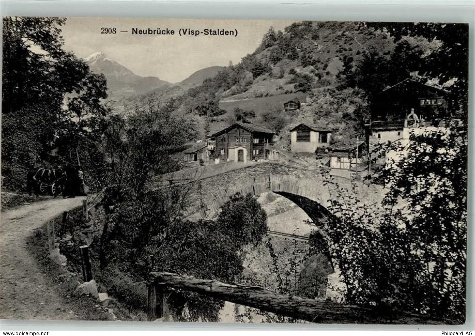 3930 Visp Viège - Neubrücke Brücke - 10587514