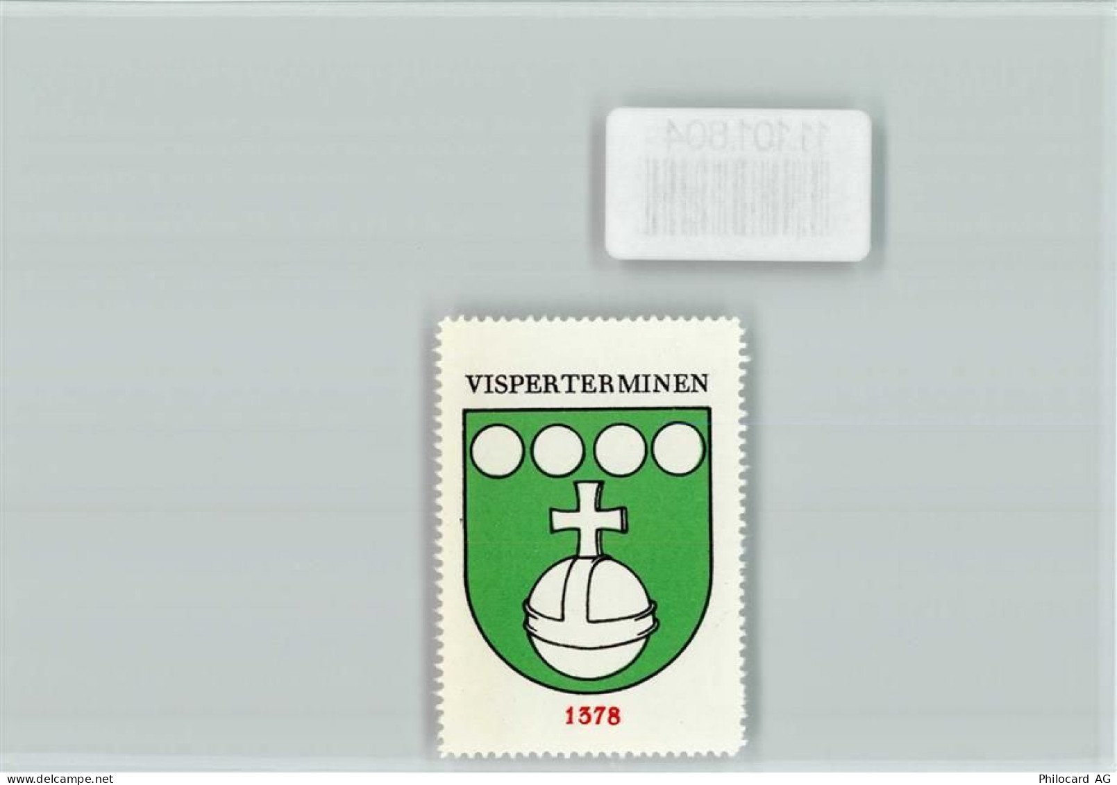 3932 Visperterminen - Vignette Wappen Kaffee Hag ca 1920-1940 - 11101804