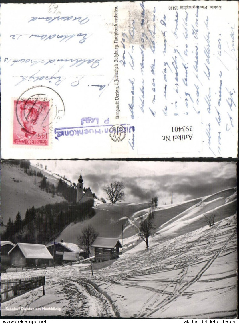 393401,Dienten am Hochkönig Kirche Winterbild