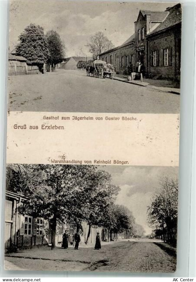 39343 O3241 Erxleben b Haldensleben - Gasthaus Zum Jägerheim Gustav Bösc... - 13621946