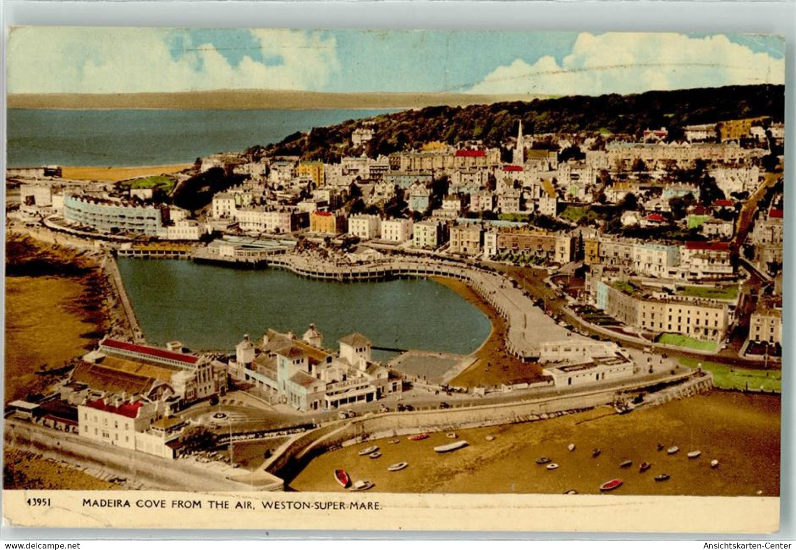 39351723 - Fliegeraufnahme Madeira Cove Hotel Weston Super Mare Birnbeck